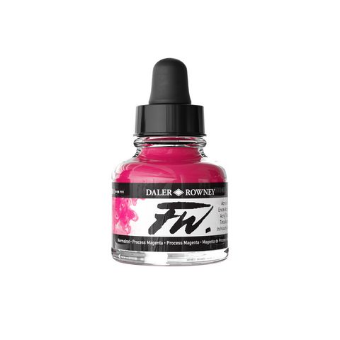 FW LIQUID ACRYLIC INK 1OZ PROCESS MAGENTA