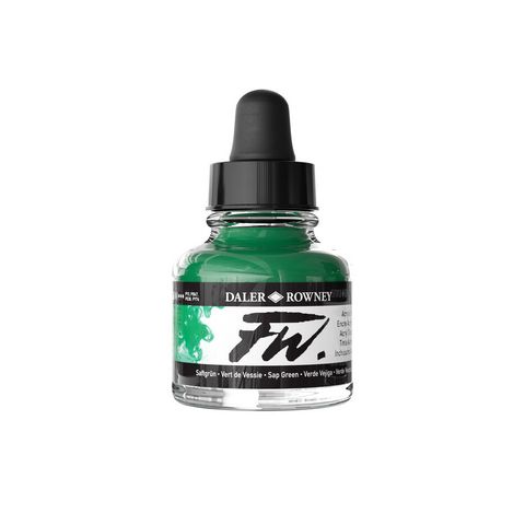 FW LIQUID ACRYLIC INK 1OZ SAP GREEN