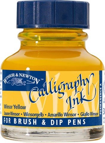 CALLIGRAPHY INK 30ML WINSOR YELLOW