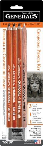 CHARCOAL PENCIL KIT 2