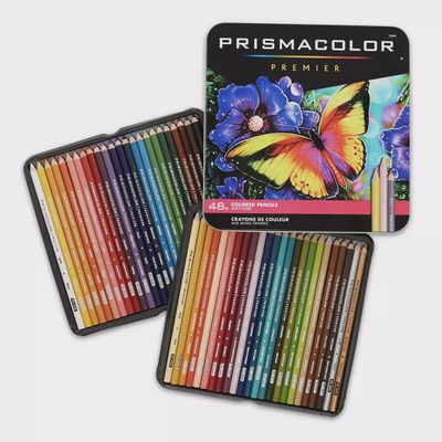 PRISMACOLOR PREMIER COLORED PENCIL 48 COLOR TIN SET