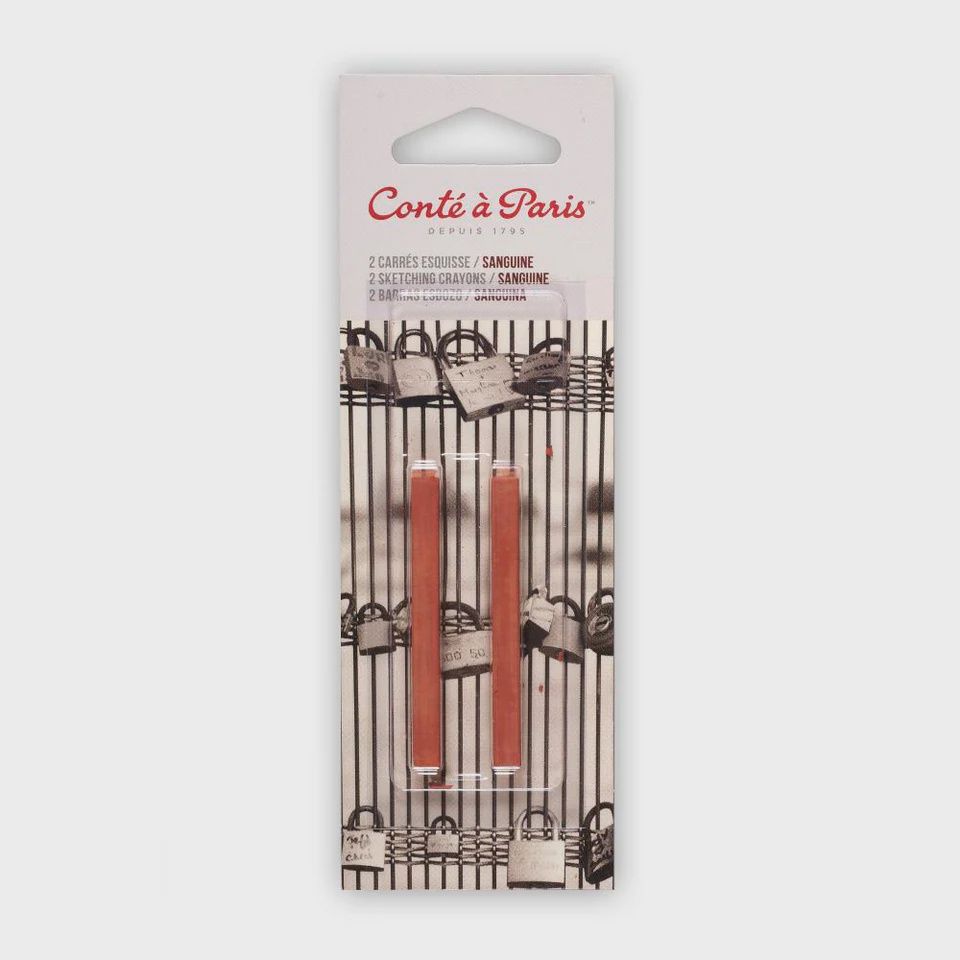 CONTE CRAYON SANGUINE NATURAL 2PK