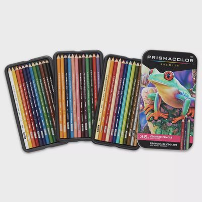 PRISMACOLOR PREMIER COLORED PENCIL 36 COLOR TIN SET