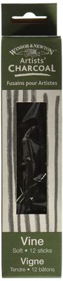 ARTISTS VINE CHARCOAL SOFT 12 STICKS