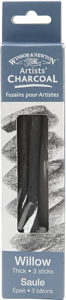 ARTISTS WILLOW CHARCOAL THICK 3 STICKS
