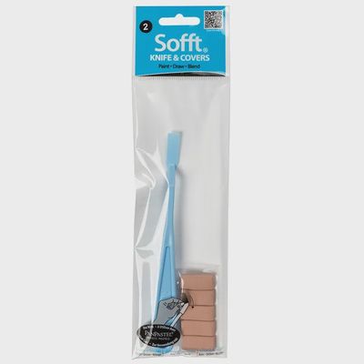 SOFFT KNIFE W/SPONGE COVER #2 FLAT