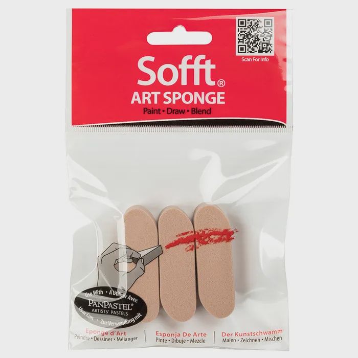 SOFFT SPONGE BAR RND  3 PK