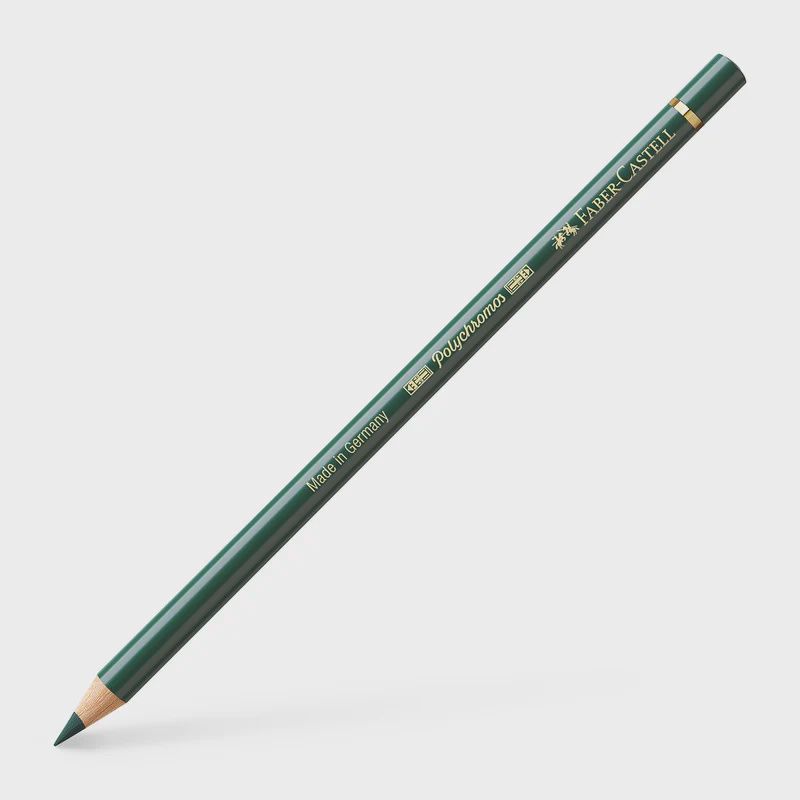 POLYCHROMOS ARTIST COLORED PENCIL HUNT GREEN / JUNIPER GREEN