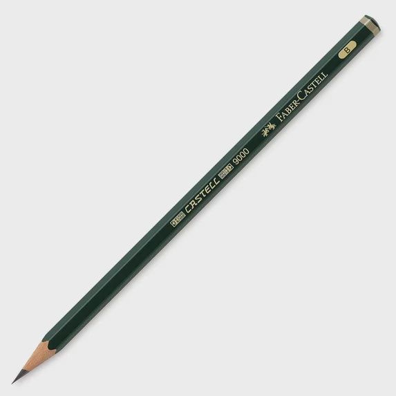 FABER CASTELL 9000 SERIES GRAPHITE PENCIL B