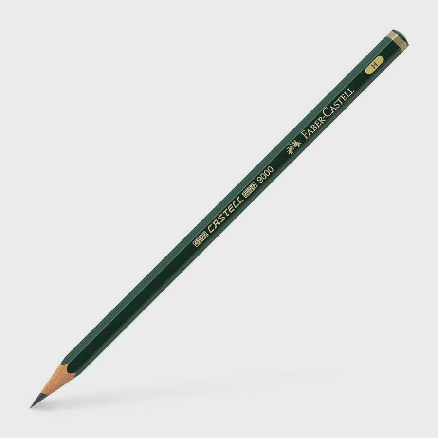 FABER CASTELL 9000 SERIES GRAPHITE PENCIL H
