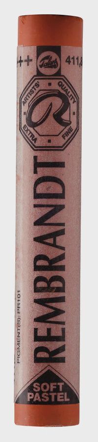 REMBRANDT SOFT PASTEL BURNT SIENNA 411.8