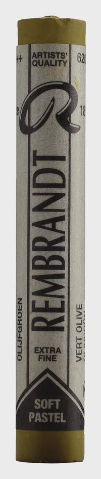 REMBRANDT SOFT PASTEL OLIVE GREEN 620.7