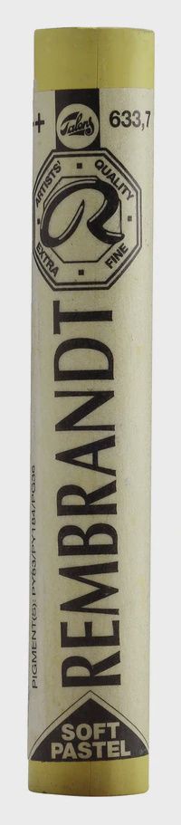 REMBRANDT SOFT PASTEL PERMANENT YELLOW GREEN 633.7