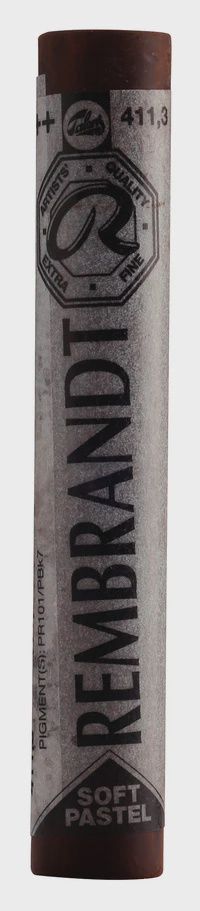 REMBRANDT SOFT PASTEL BURNT SIENNA 411.3