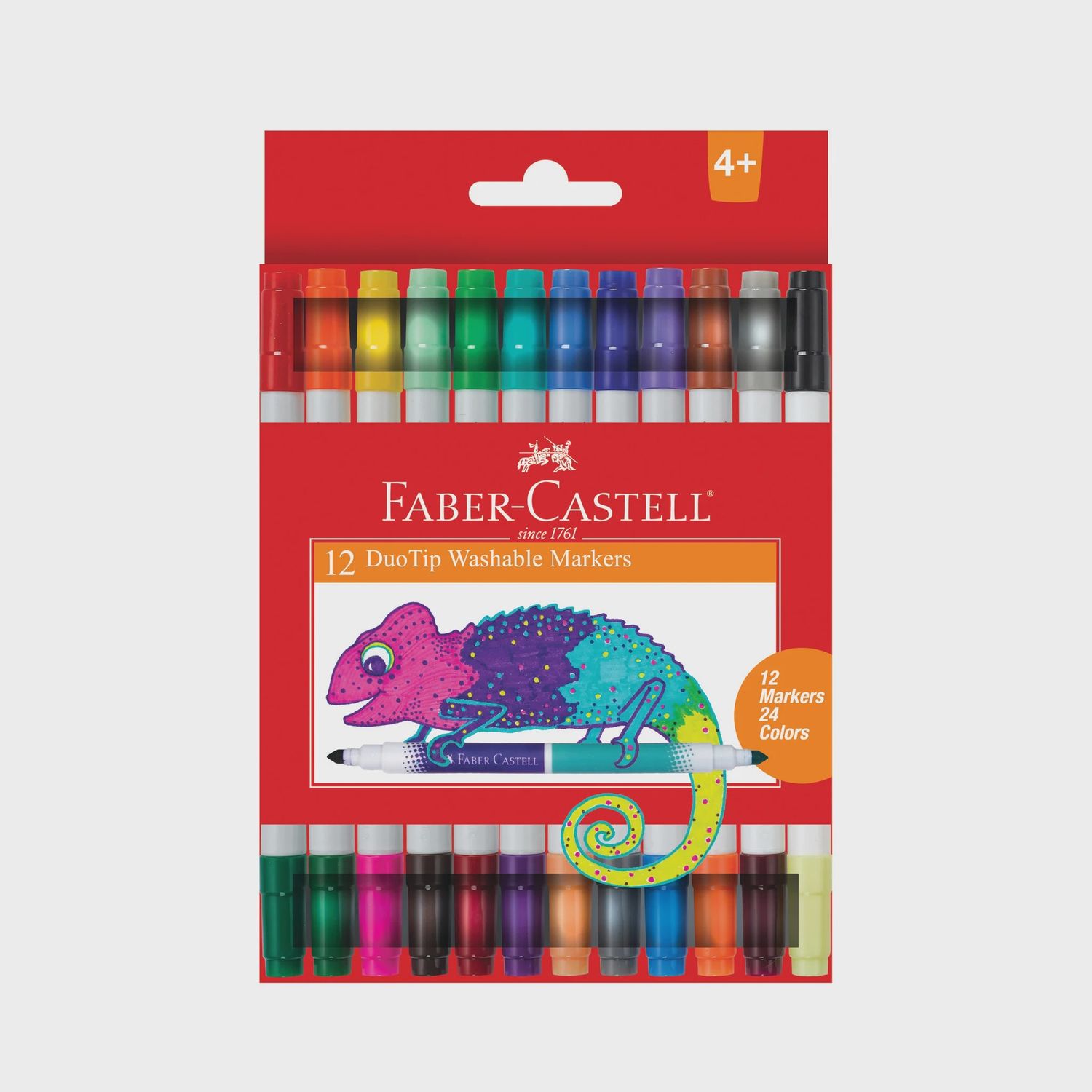 DUOTIP WASHABLE MARKERS 12CT