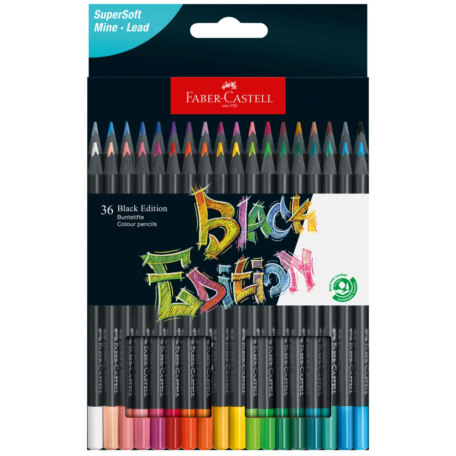 Color Pencils Black Edition 36ct Box
