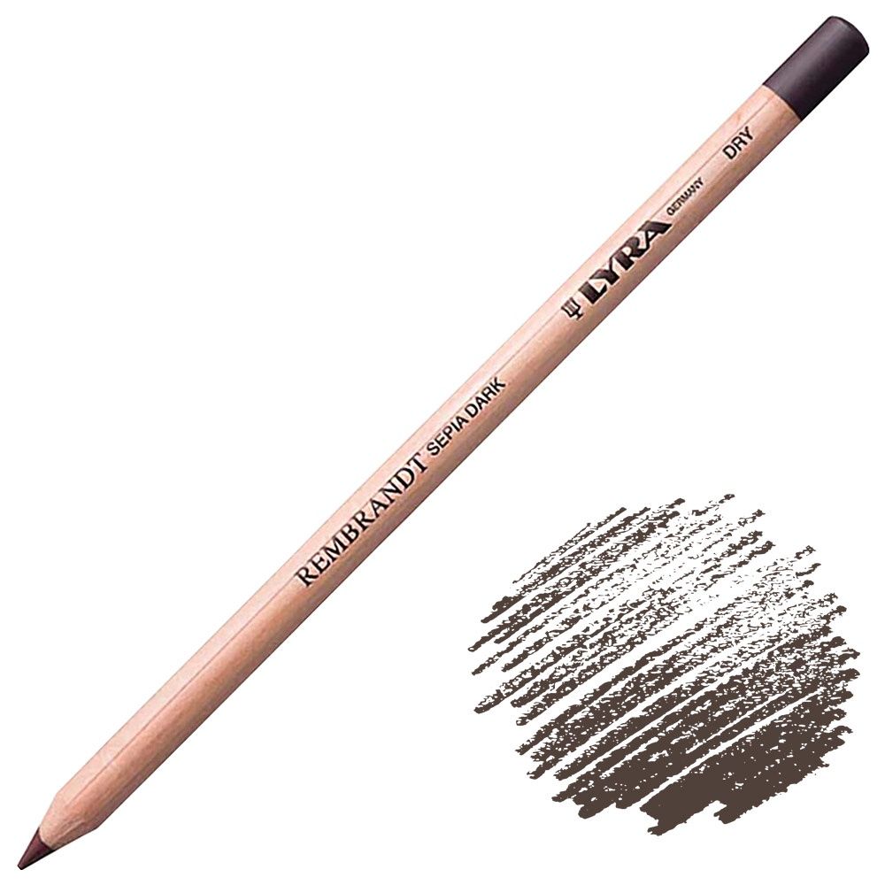 LYRA REMBRANDT SEPIA PENCIL DARK DRY