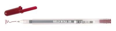GELLY ROLL MEDIUM  BURGUNDY