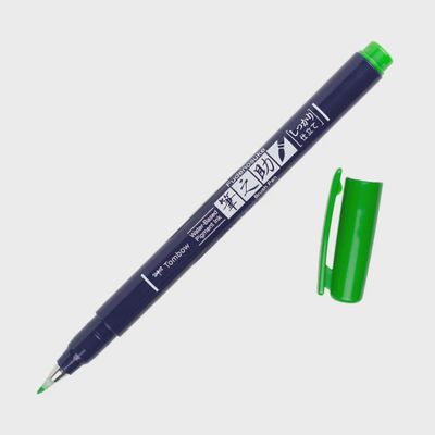 TOMBOW FUDENOSUKE BRUSH PEN GREEN