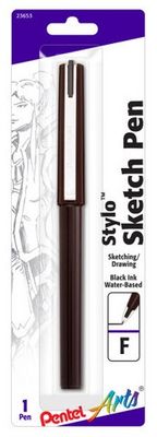 PENTEL ARTS STYLO SKETCH PEN BLACK
