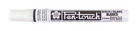 PEN TOUCH MARKER MEDIUM WHITE