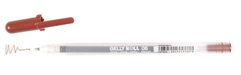 GELLY ROLL MEDIUM POINT BROWN
