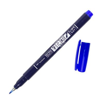 TOMBOW FUDENOSUKE BRUSH PEN BLUE