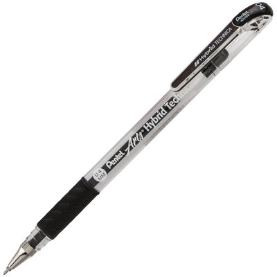 PENTEL HYBRID TECHNICA 0.4MM GEL PEN BLACK INK