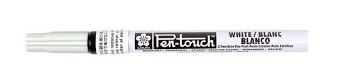 PEN TOUCH MARKER EXTRA FINE WHITE