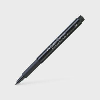 PITT ARTIST PEN 1.5 BULLET BLACK