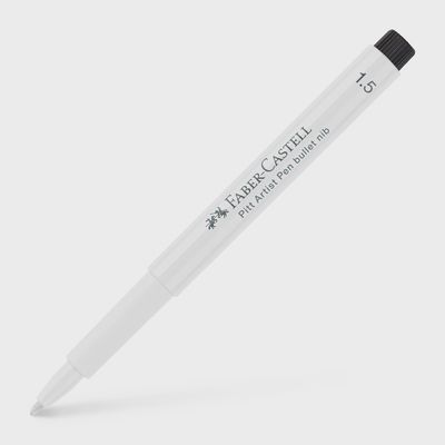 PITT ARTIST PEN 1.5MM BULLET 101 WHITE