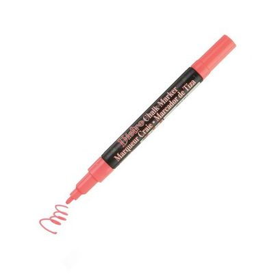 BISTRO CHALK FINE MARKER 3MM  FLUOR RED