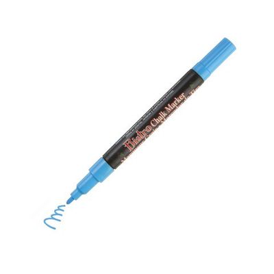 BISTRO CHALK FINE MARKER 3MM  FLUOR BLUE