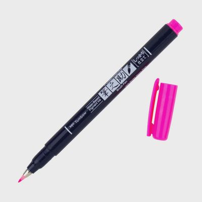 TOMBOW FUDENOSUKE BRUSH PEN NEON PINK