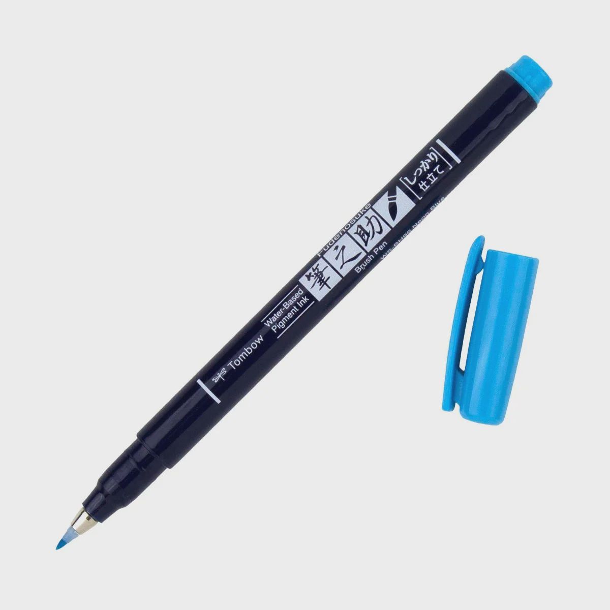 TOMBOW FUDENOSUKE BRUSH PEN NEON BLUE