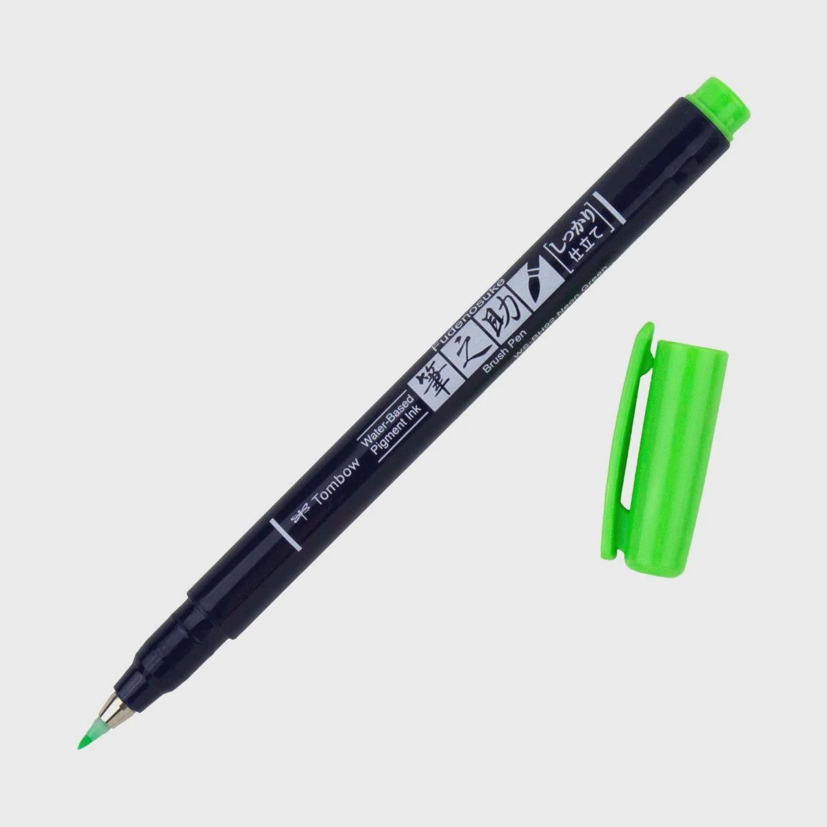 TOMBOW FUDENOSUKE BRUSH PEN NEON GREEN