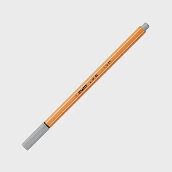 STABILO POINT 88 LIGHT GREY