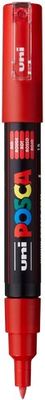 POSCA PC-1M PAINT MARKER X FINE TAPERED BULLET TIP RED