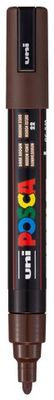 POSCA PC-5M PAINT MARKER MEDIUM BULLET TIP DARK BROWN