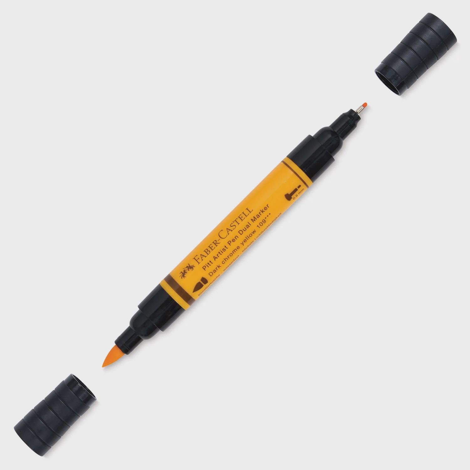 PITT ARTIST PEN DUAL MARKER INDIA INK DARK CHROME YELLOW