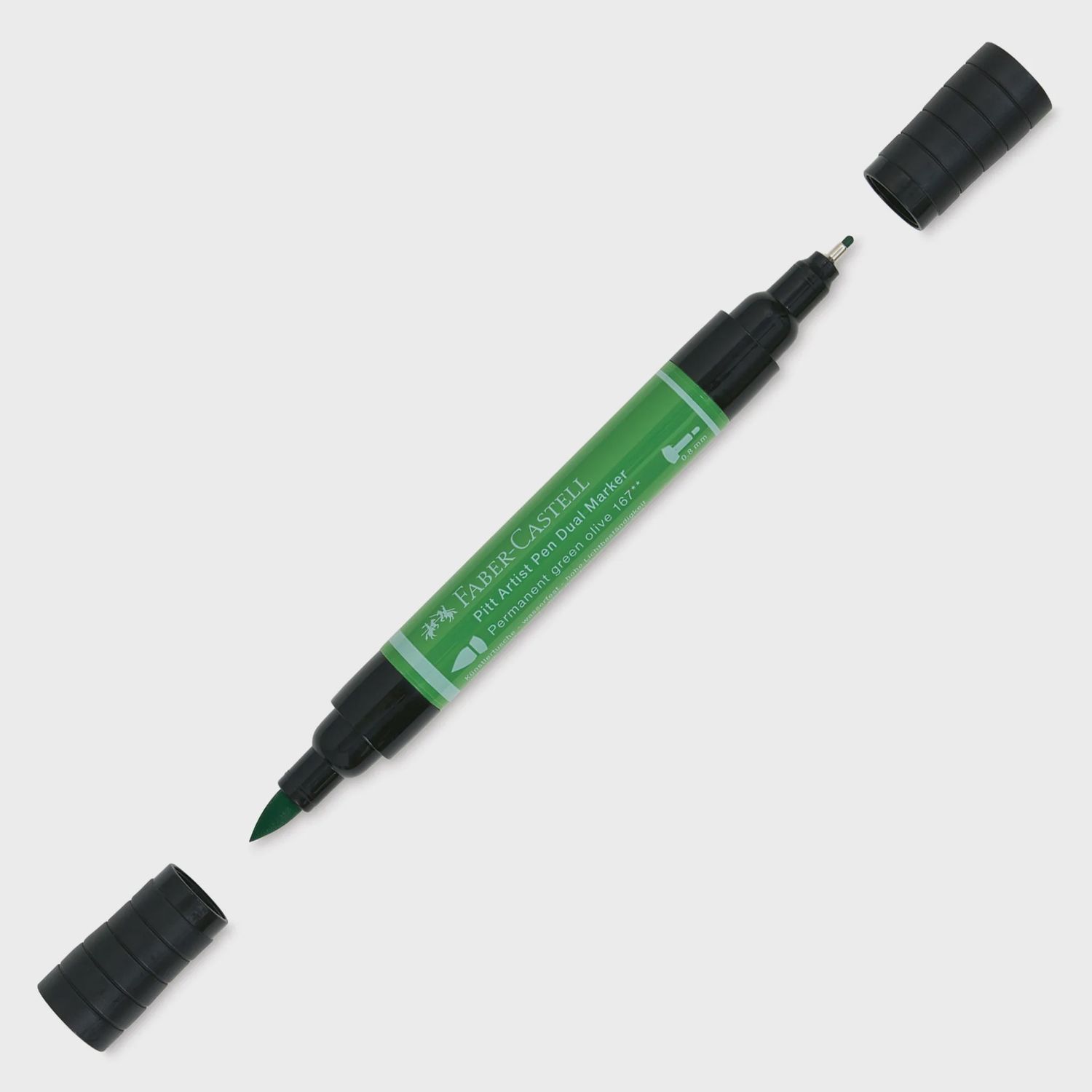 PITT ARTIST PEN DUAL MARKER INDIA INK PERMANENT GREEN OLIVE