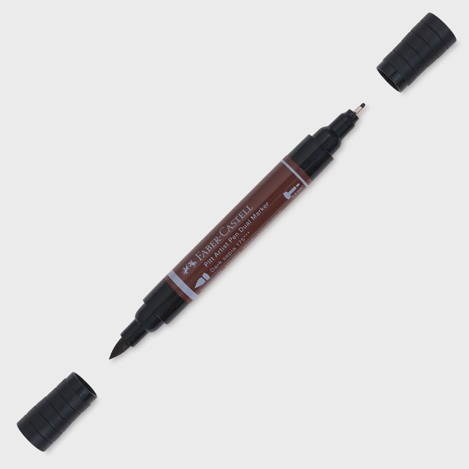PITT ARTIST PEN DUAL MARKER INDIA INK DARK SEPIA