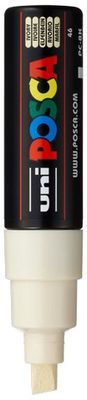 POSCA PC-8K PAINT MARKER BROAD CHISEL TIP IVORY