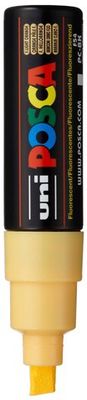 POSCA PC-8K PAINT MARKER BROAD CHISEL TIP FLUOR LIGHT ORANGE