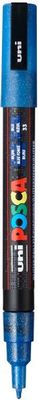 POSCA PC-3M PAINT MARKER FINE BULLET TIP GLITTER BLUE
