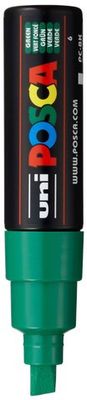 POSCA PC-8K PAINT MARKER BROAD CHISEL TIP GREEN