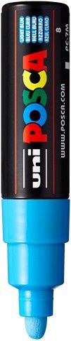 POSCA PC-7M PAINT MARKER BROAD BULLET TIP LIGHT BLUE