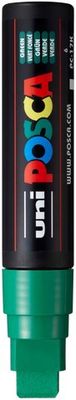 POSCA PC-17K PAINT MARKER XBROAD RECTANG CHISEL TIP GREEN