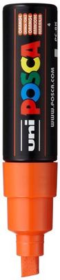 POSCA PC-8K PAINT MARKER BROAD CHISEL TIP ORANGE