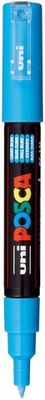 POSCA PC-1M PAINT MARKER X FINE TAPERED BULLET TIP LT BLUE
